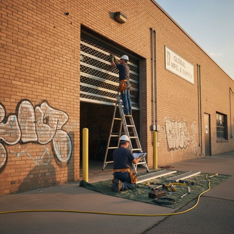 Rolling Grille Repair detail