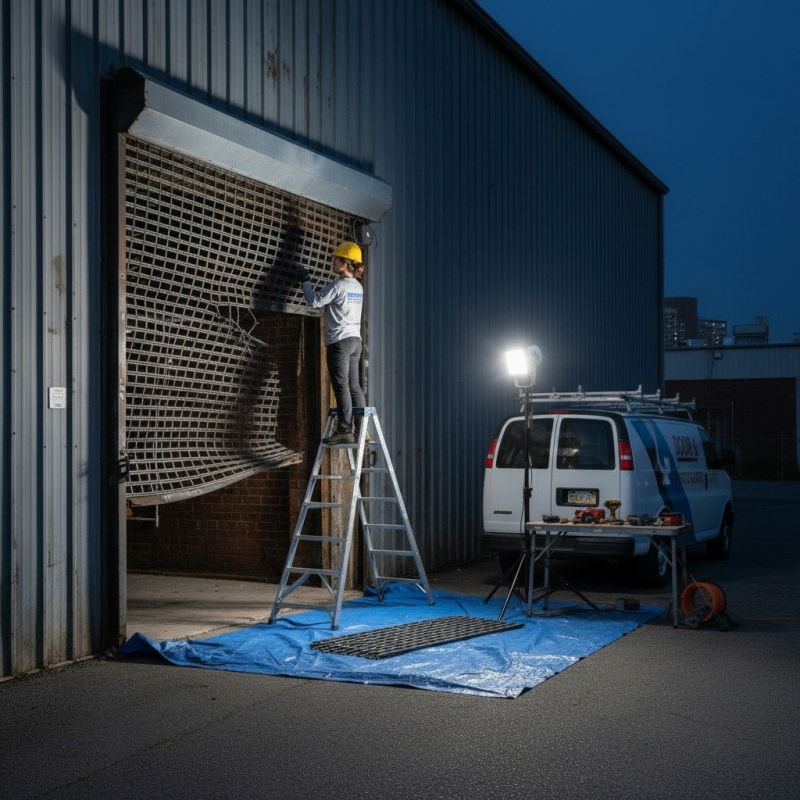 Rolling Grille Repair detail