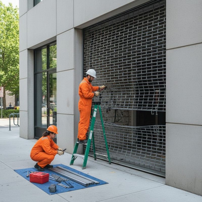 Rolling Grille Repair detail